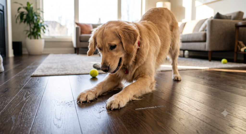 do golden retrievers scratch vinyl